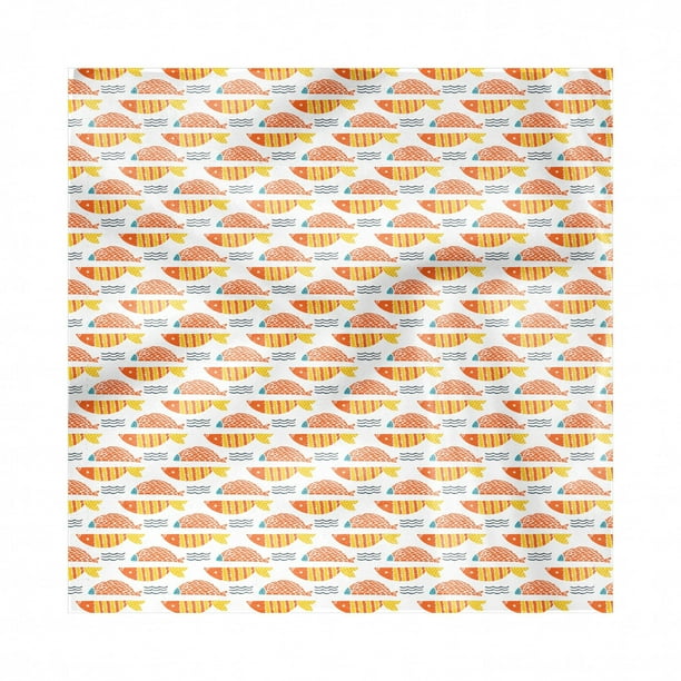 60 X 84 Rhythmic Flock of Fish Waves Swimming Sea Illustration in Pastel Tones Pale Blue Multicolor Rectangle Satin Table Cover Accent for Dining Room and Kitchen Ambesonne Fish Tablecloth 60 X 84 Rhythmic Flock of Fish Waves Swimming Sea Illustration in Pastel Tones Pale Blue Multicolor Rectangle Satin Table Cover Accent for Dining Room and Kitchen Ambesonne Fish Tablecloth